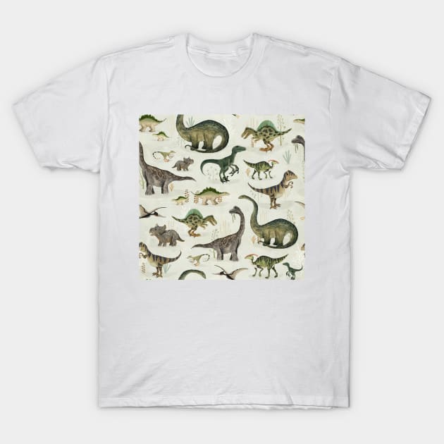 Dinosaurs T-Shirt by katherinequinnillustration